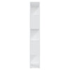 Book Cabinet Room Divider White 60x24x155 cm Chipboard
