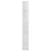 Book Cabinet Room Divider High Gloss White 60x24x186 cm