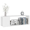 TV Cabinet White 100x24x32 cm Engineered Wood