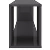 TV Cabinet High Gloss Grey 100x24x32 cm Engineered Wood