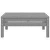 3 Piece Garden Lounge Set Solid Pinewood Grey
