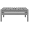 3 Piece Garden Lounge Set Solid Pinewood Grey