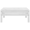 4 Piece Garden Lounge Set Solid Pinewood White