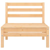 4 Piece Garden Lounge Set Solid Pinewood