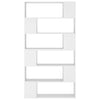 Book Cabinet Room Divider White 100x24x188 cm