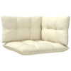 3 Piece Garden Lounge Set with Cream Cushions Solid Pinewood