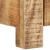 TV Cabinet 110x30x40 cm Solid Wood Rough Mango