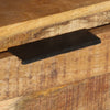 TV Cabinet 110x30x40 cm Solid Wood Rough Mango