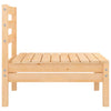 4 Piece Garden Lounge Set Solid Pinewood