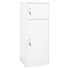Saddle Cabinet White 53x53x140 cm Steel