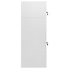 Saddle Cabinet Light Grey 53x53x140 cm Steel