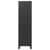 Industrial Wardrobe Black 90x50x180 cm Metal