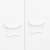 Industrial Wardrobe White 90x50x180 cm Metal