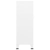 Industrial Storage Cabinet White 70x40x115 cm Metal