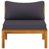 3 Piece Garden Lounge Set with Cushion Solid Acacia Wood