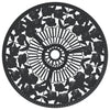 3 Piece Bistro Set Cast Aluminium Black