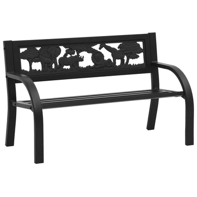 alt="Children Garden Bench 86 cm Steel"