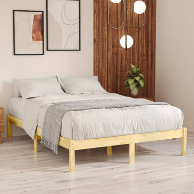 Bed Frame Solid Wood 150x200 cm 5FT King Size