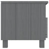 TV Cabinet Dark Grey 106x40x40 cm Solid Wood Pine