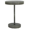 5 Piece Garden Bar Set with Cushions Poly Rattan Grey