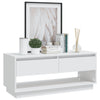 TV Cabinet White 102x41x44 cm Chipboard