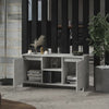 TV Cabinet Concrete Grey 102x37.5x52.5 cm Chipboard