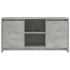 TV Cabinet Concrete Grey 102x37.5x52.5 cm Chipboard