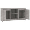 TV Cabinet Concrete Grey 102x37.5x52.5 cm Chipboard
