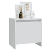 Bedside Cabinets 2 pcs White 45x34x44.5 cm Chipboard
