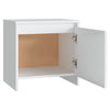 Bedside Cabinets 2 pcs White 45x34x44.5 cm Chipboard
