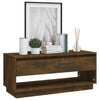 TV Cabinet Smoked Oak 102x41x44 cm Chipboard