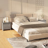 Bedside Cabinets 2 pcs Grey Sonoma 45x34x44.5 cm Chipboard