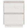 Bedside Cabinets 2 pcs White 40x35x50 cm Solid Wood Pine