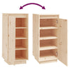 Shoe Cabinet 35x35x80 cm Solid Wood Pine