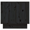 Bedside Cabinets 2 pcs Black 35x34x32 cm Solid Wood Pine