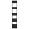 Book Cabinet/Room Divider Black 80x30x160 cm Engineered Wood