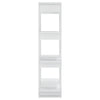 Book Cabinet/Room Divider White 80x30x123.5 cm