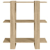 Book Cabinet/Room Divider Sonoma Oak 80x30x87cm