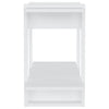 Book Cabinet/Room Divider High Gloss White 80x30x51 cm