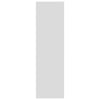 Book Cabinet/Room Divider High Gloss White 40x30x103 cm Engineered Wood