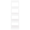 Book Cabinet/Room Divider White 40x30x135 cm