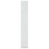 Book Cabinet/Room Divider High Gloss White 60x30x198 cm