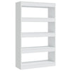 Book Cabinet/Room Divider White 80x30x135 cm Engineered Wood