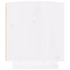 TV Cabinet White 110x34x40 cm Solid Wood Pine