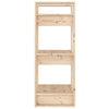 Book Cabinet/Room Divider 41x35x91 cm Solid Wood Pine