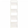 Book Cabinet/Room Divider White 60x35x125 cm Solid Wood