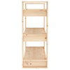 Book Cabinet/Room Divider 80x35x91 cm Solid Wood Pine